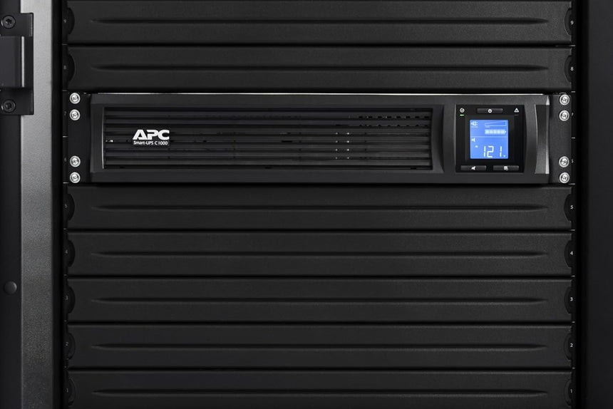APC Smart-UPS C, Line Interactive, 1000VA, Rackmount 2U, 120V, 6x NEMA 5-15R outlets, SmartConnect port, USB and Serial communication, AVR,Graphic LCD — Being Shipped