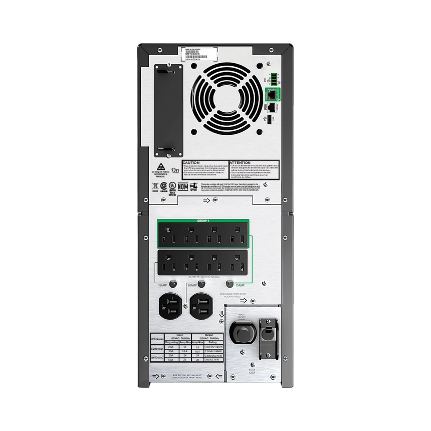 APC Smart-UPS, Line Interactive, 3kVA, Tower, 120V, 8 NEMA 5-15R+2 NEMA 5-20R outlets, SmartConnect Port+SmartSlot, AVR, LCD — Being Shipped