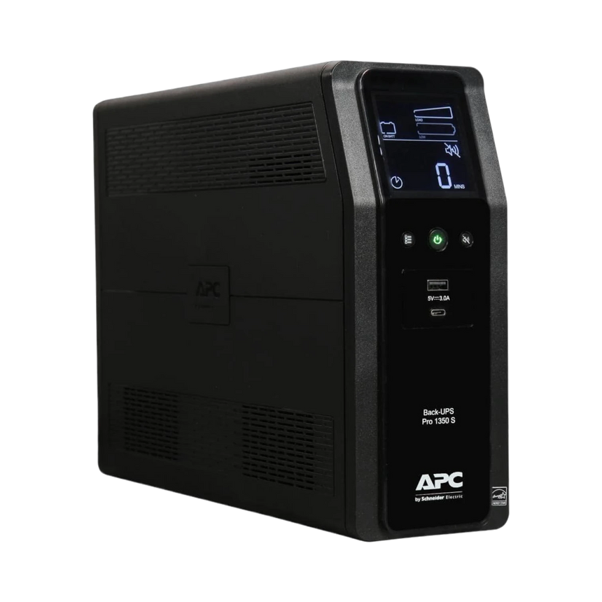 APC Back-UPS Pro 1350VA 10 x NEMA 5-15R Outlets Battery Backup & Surge Protector — Being Shipped