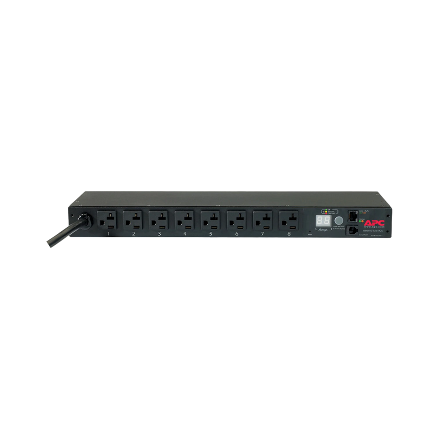 APC Metered 1U 20A 120V 8-Outlets Rack Power Distribution Unit — Being Shipped