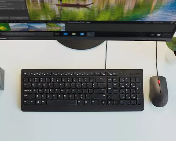 Lenovo Essential Wired Keyboard & Mouse Combo — Being Shipped