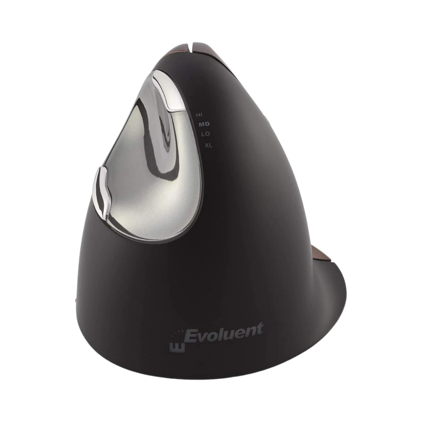 Evoluent VerticalMouse 4 Small Wireless Ergonomic Mouse (Black/Brown) — Being Shipped