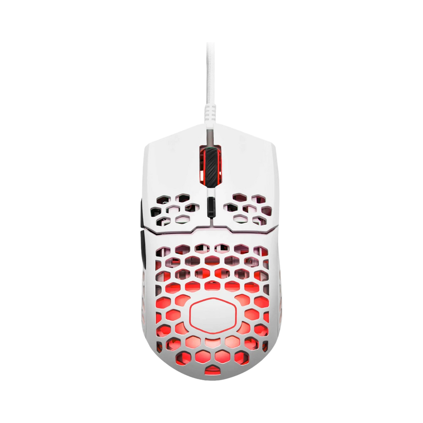 Cooler Master MM711 Ambidextrous RGB Gaming Mouse (Matte White) — Being Shipped