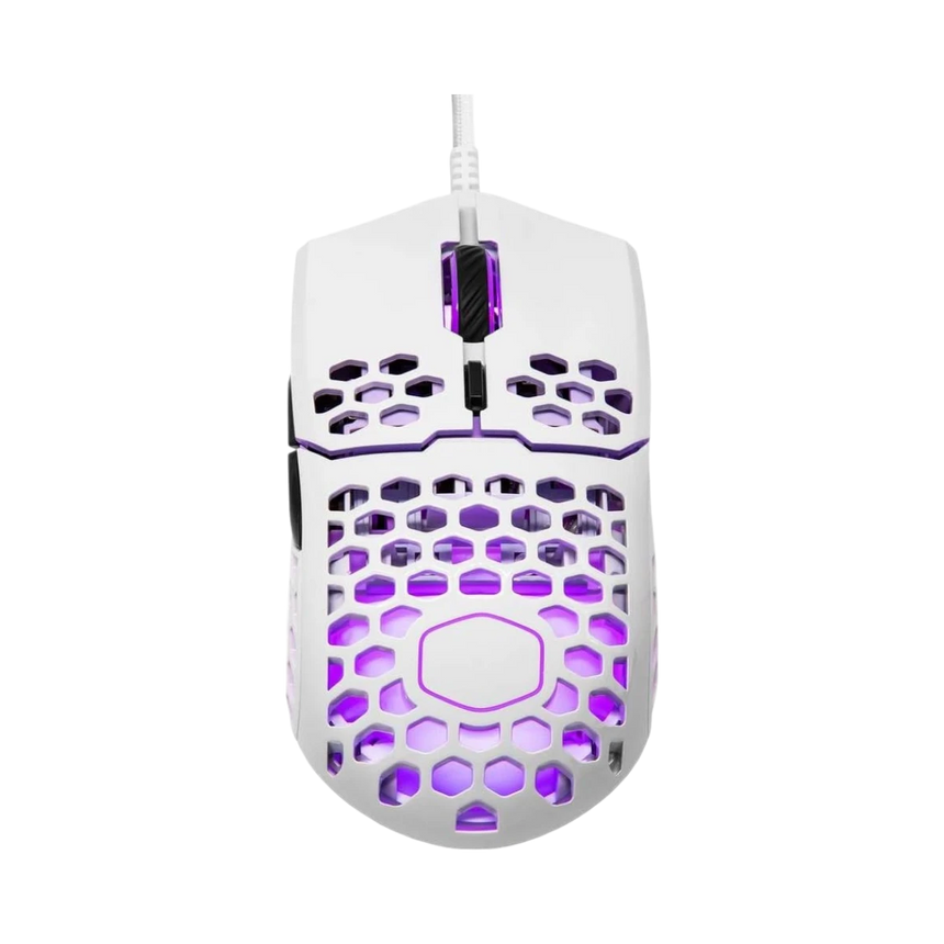 Cooler Master MM711 Ambidextrous RGB Gaming Mouse (Matte White) — Being Shipped
