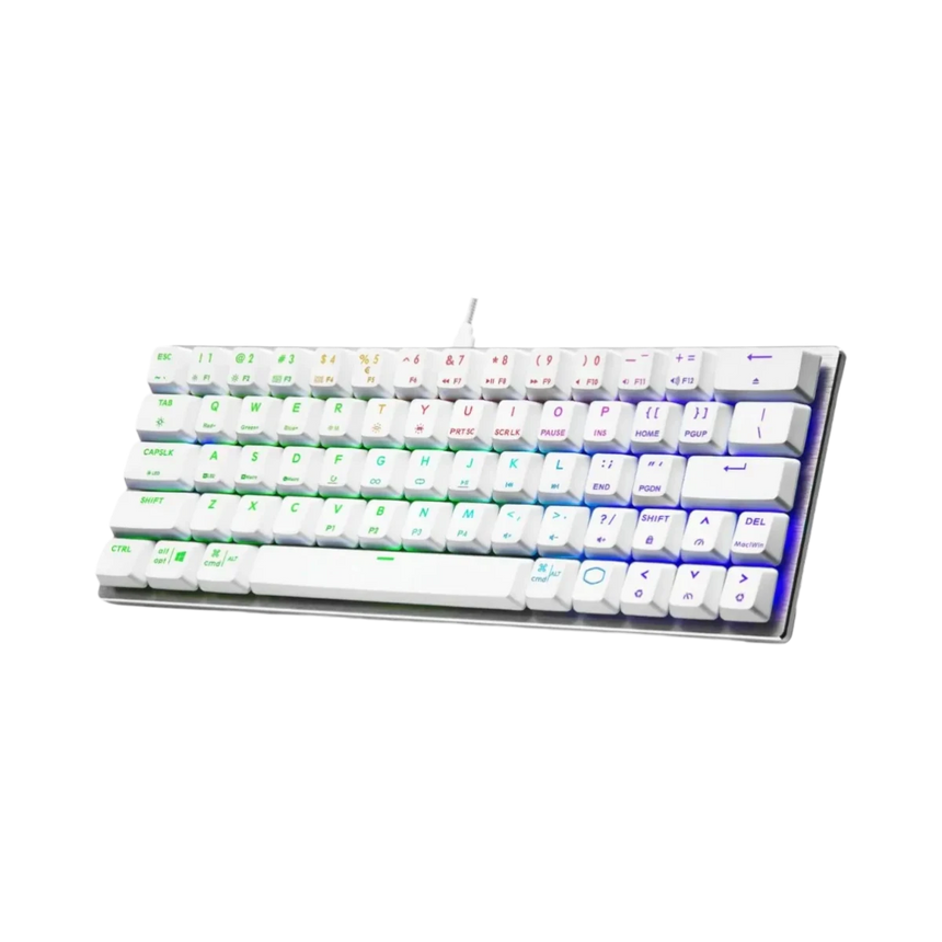 Cooler Master SK620 60% Blue Switches Keyboard (Silver White) — Being Shipped