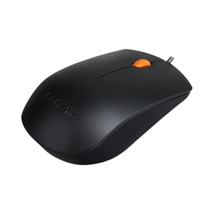 Lenovo 300 Wired USB Mouse (Black) — Being Shipped