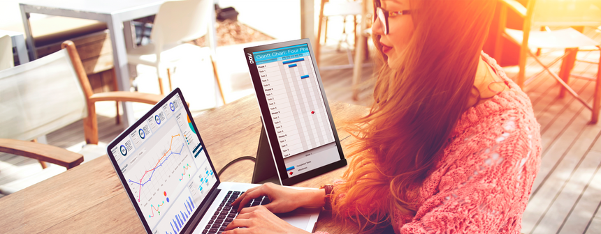 AOC I1601FWUX 15.6" FHD 16:9 Portable IPS Monitor — Being Shipped