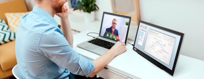 AOC I1601FWUX 15.6" FHD 16:9 Portable IPS Monitor — Being Shipped