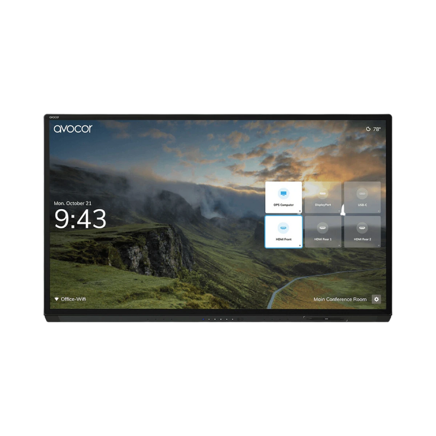 Avocor G Series 85" UHD 4K Commercial Interactive Touchscreen Display — Being Shipped