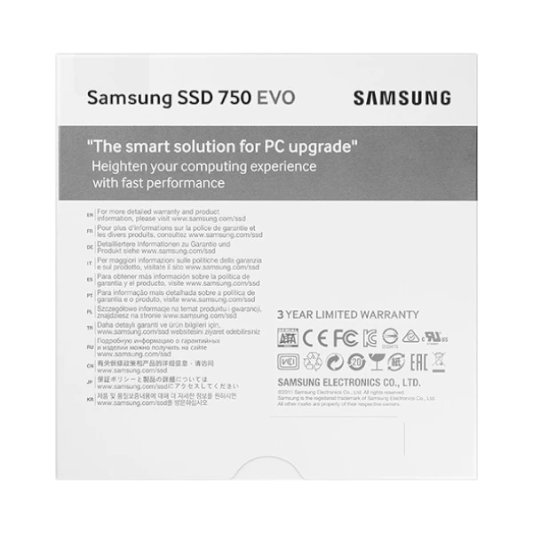 Samsung 750 EVO 120GB 2.5" 520 MB/s SATA III 6 Gb/s SSD — Being Shipped