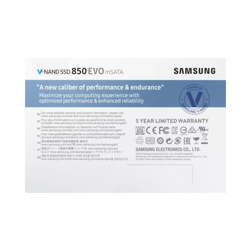 Samsung 850 EVO 500GB 520 MB/s mSATA Internal SSD — Being Shipped