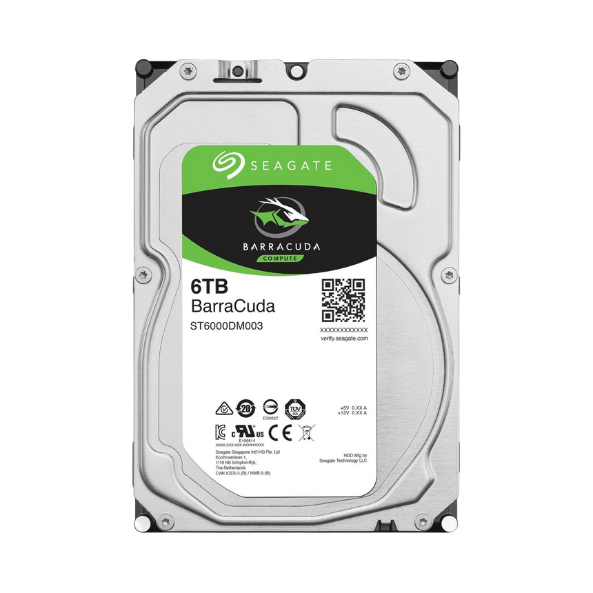 Seagate BarraCuda 6TB 3.5" SATA 6Gb/s 5400RPM Internal HDD — Being Shipped