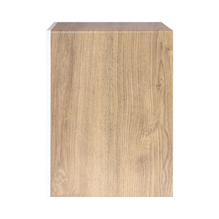 ELAC Debut Reference Two-Way Bookshelf Pair Speaker (White Baffle, Oak Cabinet) — Being Shipped