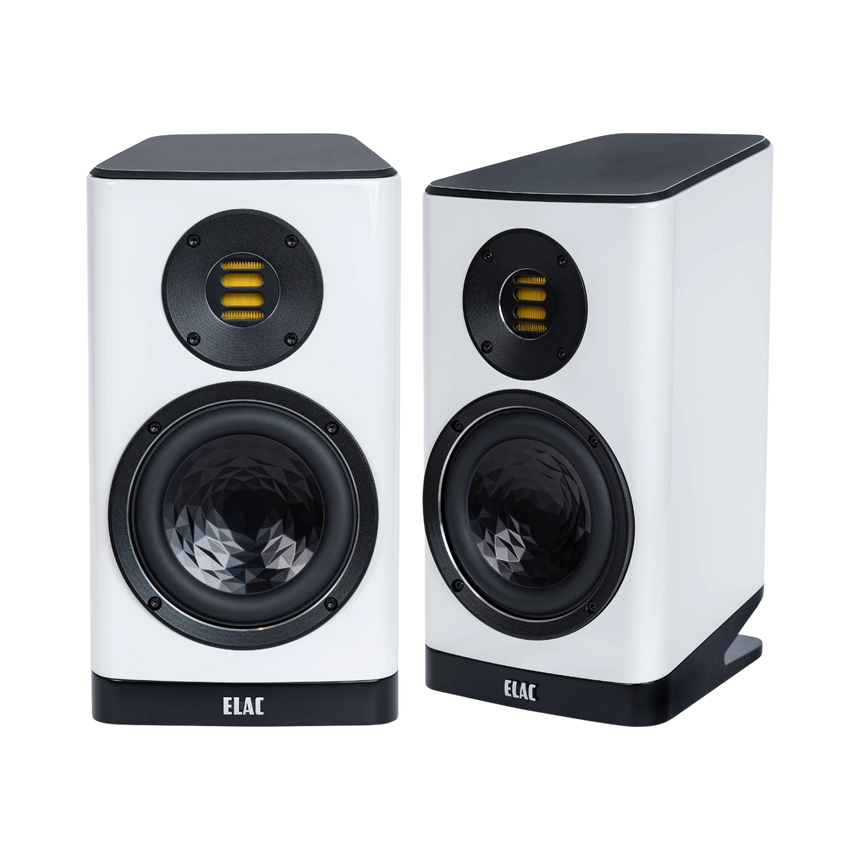 ELAC Vela BS 403 2-Way Bookshelf Speakers (Gloss White, Pair) — Being Shipped