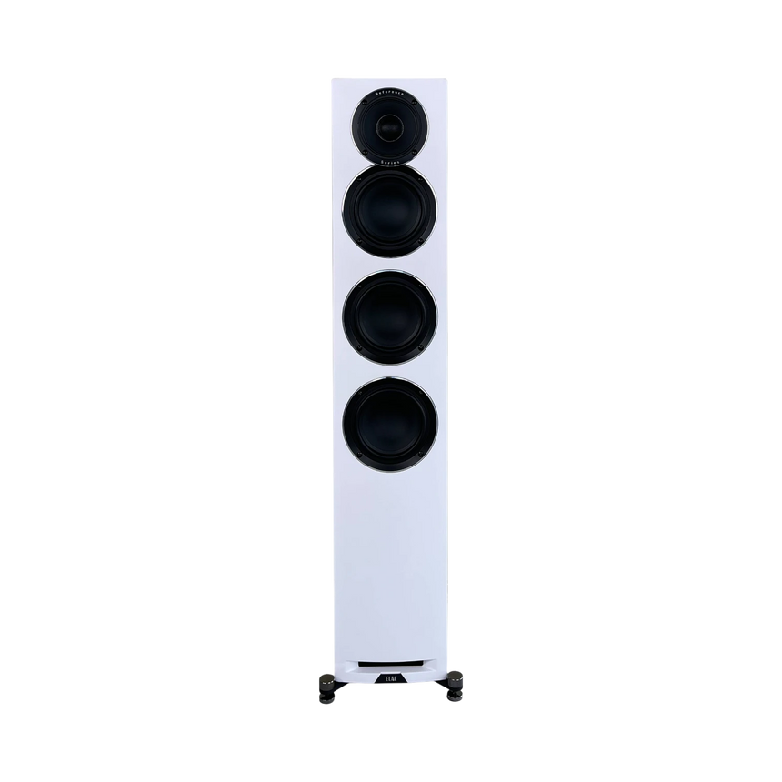 ELAC Uni-Fi Reference UFR52 Floorstanding Speaker (Satin White, Oak Sides) — Being Shipped