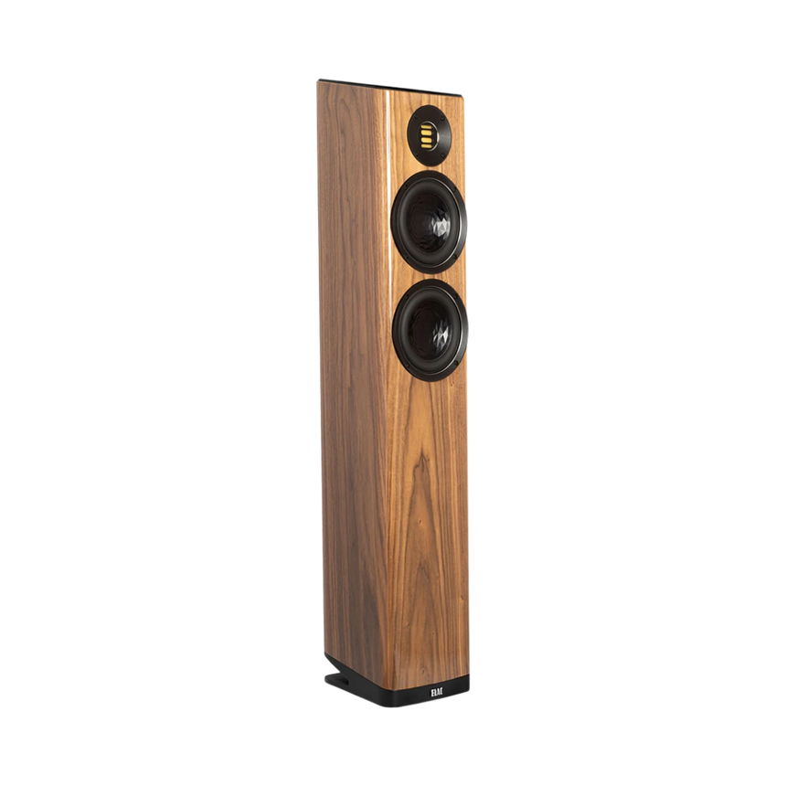 ELAC Vela FS 407 2.5-Way Floorstanding Speaker (Gloss Walnut, Single) — Being Shipped