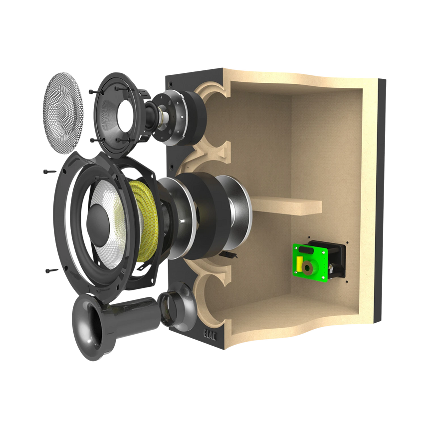 ELAC Debut 2.0 B6.2 2-Way Bookshelf Speakers (Pair) — Being Shipped