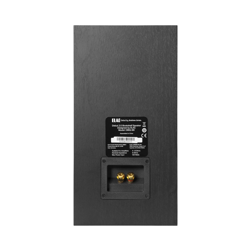 ELAC Debut 2.0 B6.2 2-Way Bookshelf Speakers (Pair) — Being Shipped