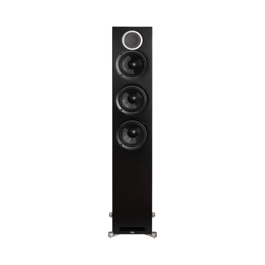 ELAC Debut Reference Three-Way Floorstanding Speaker (Black Baffle, Walnut Cabinet) — Being Shipped