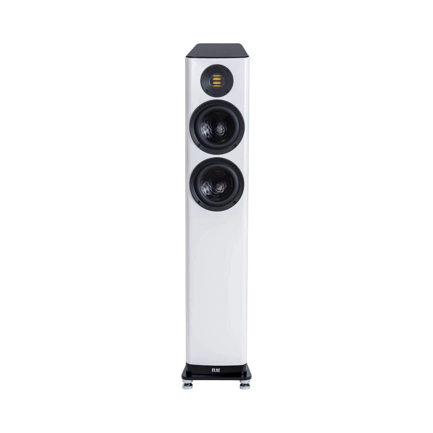ELAC Vela FS 407 2.5-Way Floorstanding Speaker (Gloss White, Single) — Being Shipped
