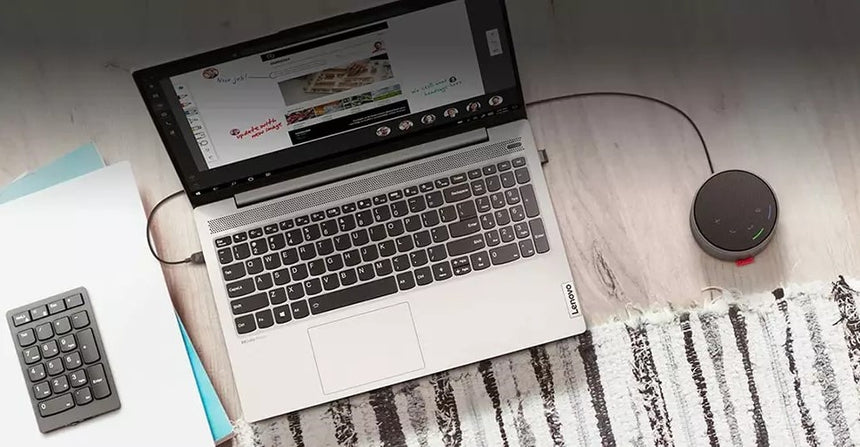 Lenovo Go Wired Speakerphone (Thunder Black) — Being Shipped