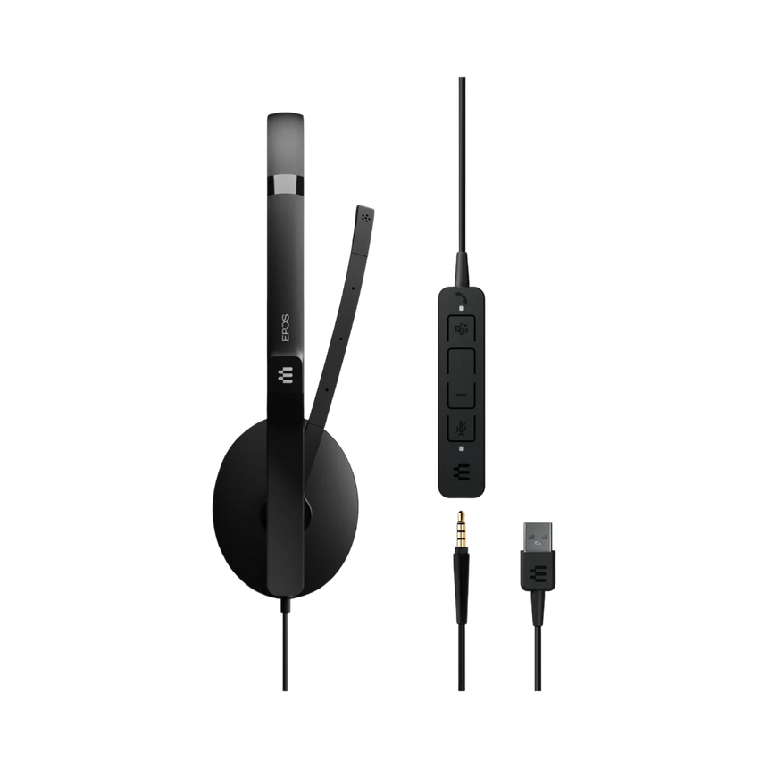 EPOS ADAPT 165T USB II 3.5mm Jack Wired Stereo Headset — Being Shipped