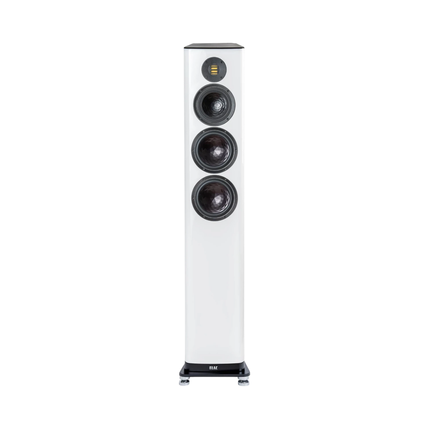 ELAC Vela FS 409 3.5-Way Floorstanding Speaker (Gloss White, Single) — Being Shipped