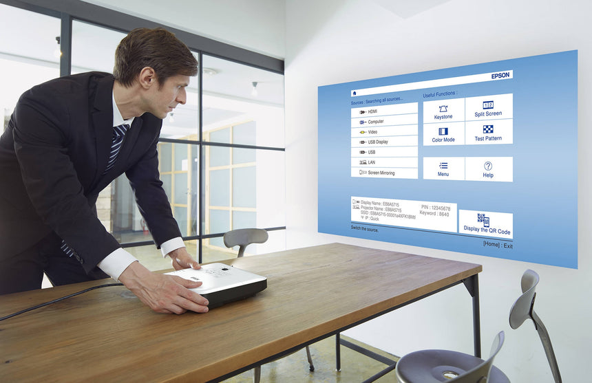 Epson PowerLite 1780W 3000-Lumen WXGA 3LCD Projector — Being Shipped