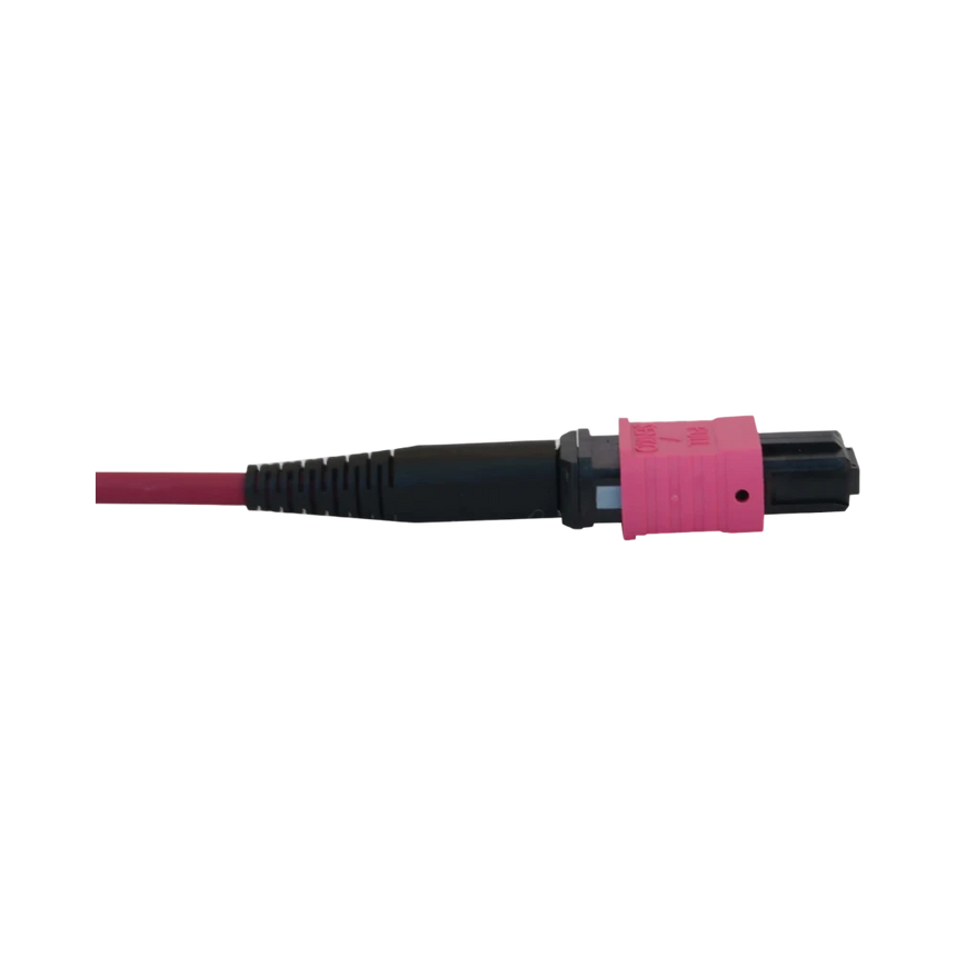 Tripp Lite 100G Multimode 50/125 OM4 Fiber Optic Cable (12F MTP/MPO-PC F/F), LSZH, Magenta, 25 m (82 ft.) — Being Shipped