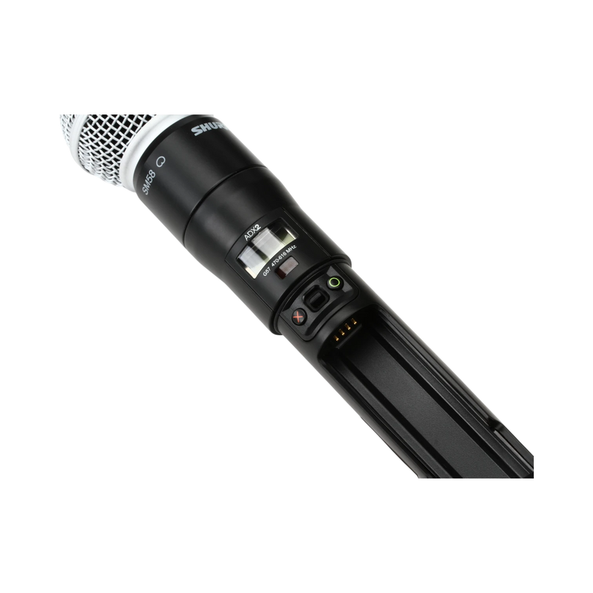 Shure ADX2/SM58 Wireless Handheld Microphone Transmitter — Being Shipped