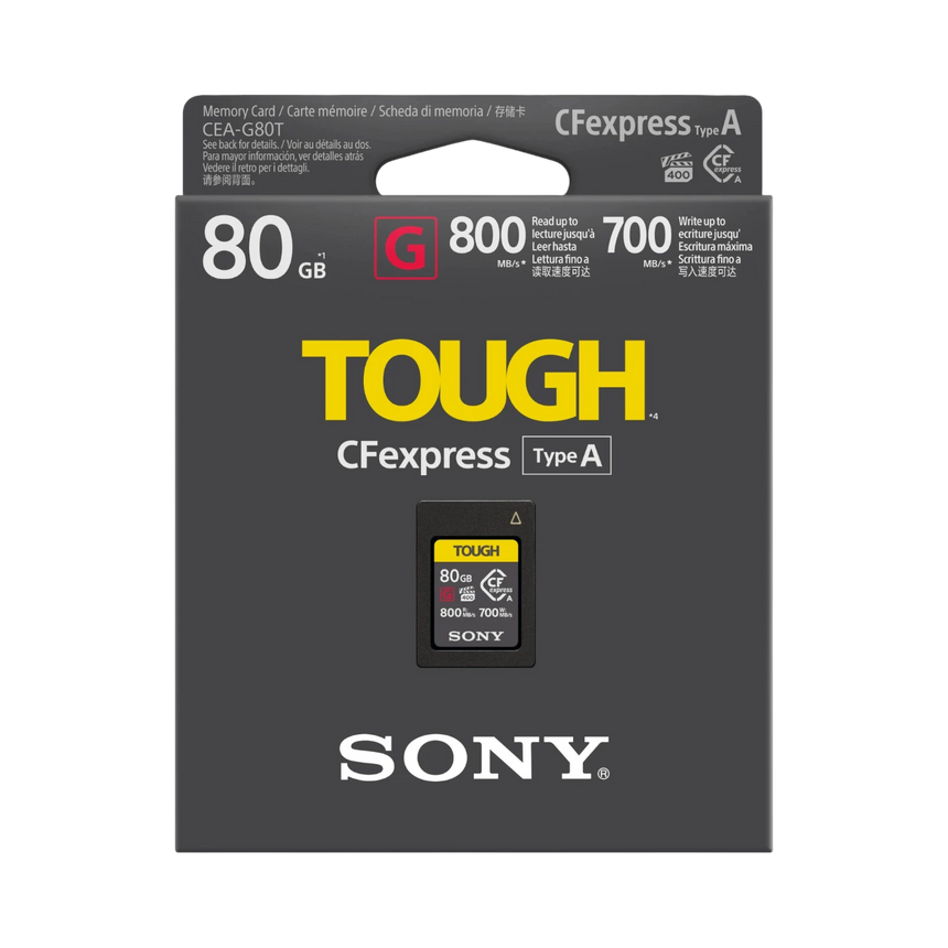 Sony CFexpress 80GB Type A TOUGH Memory Card — Being Shipped