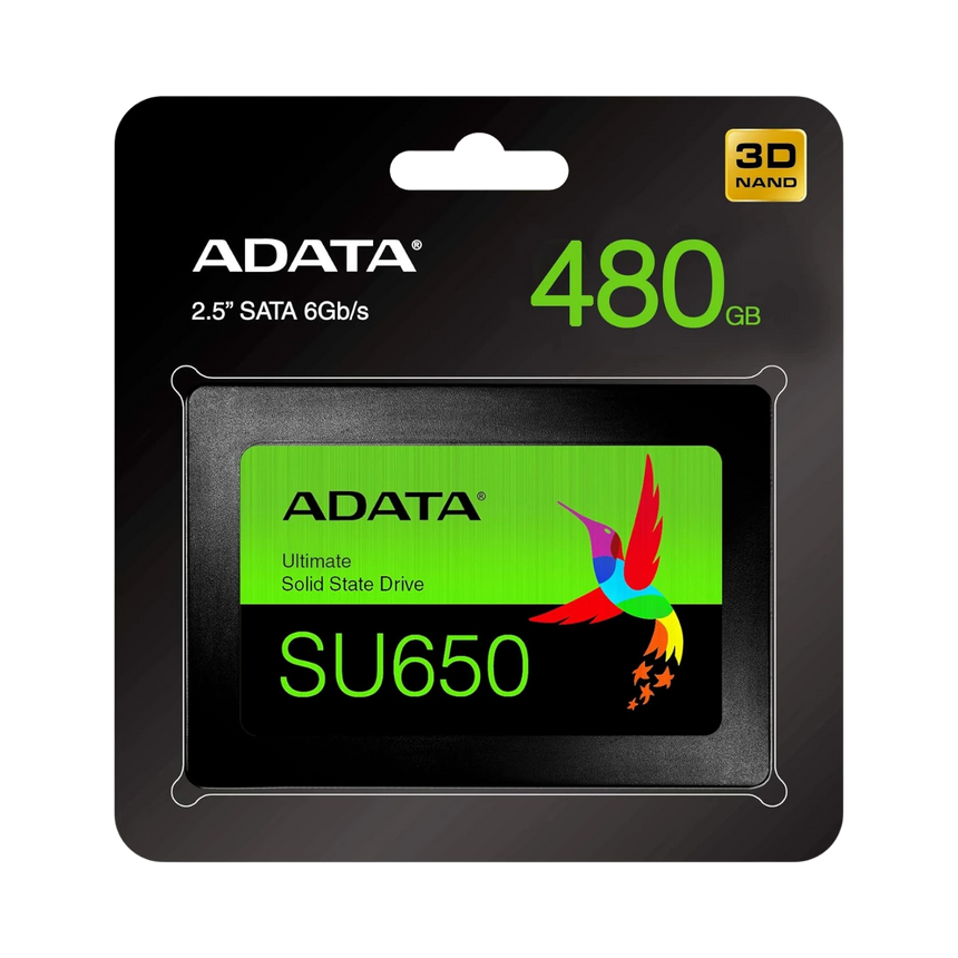 Adata Ultimate SU650 480GB 2.5" SATA III 3D NAND Internal SSD — Being Shipped