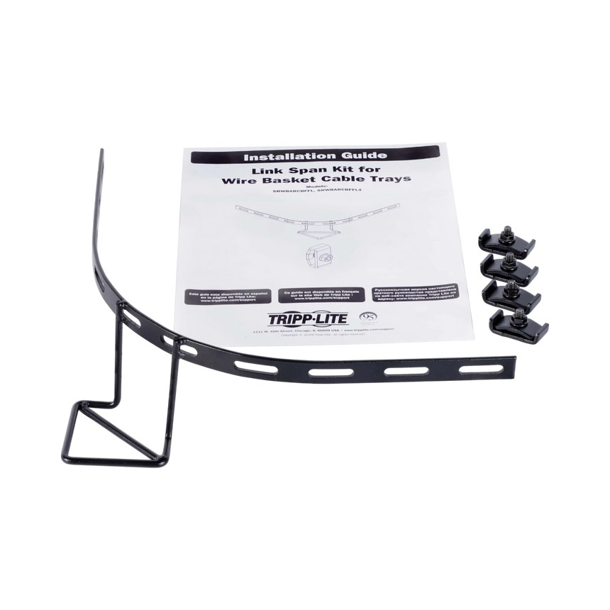 Tripp Lite Large Arc Buffer Link Span Kit for Wire Mesh Cable Trays (4 in. tall) — Being Shipped