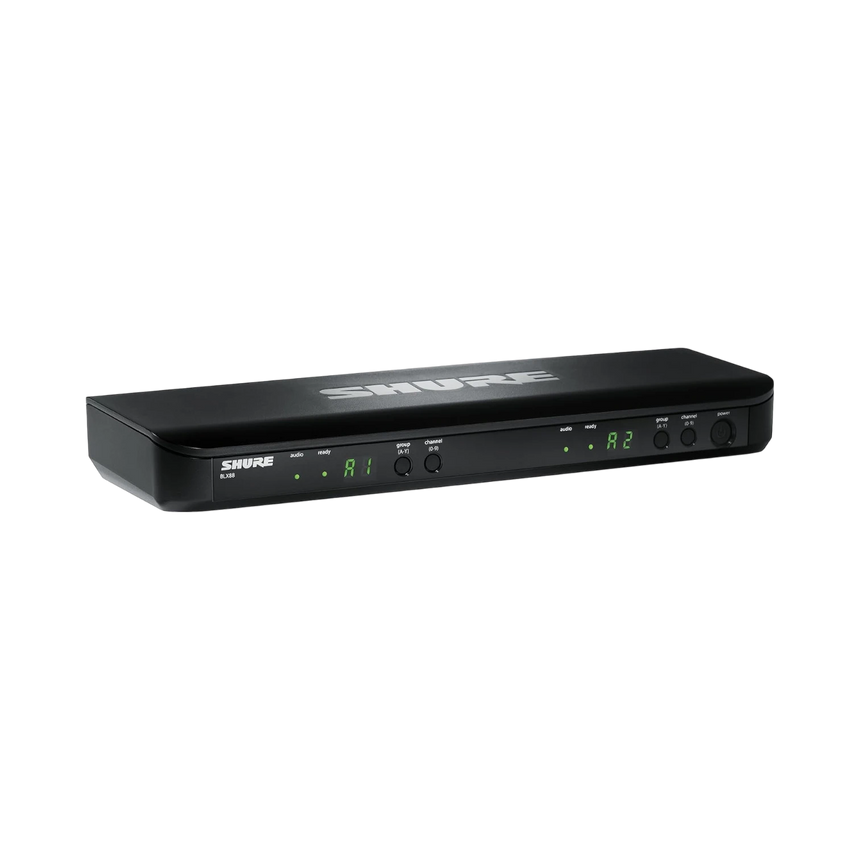 Shure BLX1288/CVL Dual-Channel Wireless Combo Lavalier & Handheld Microphone System — Being Shipped