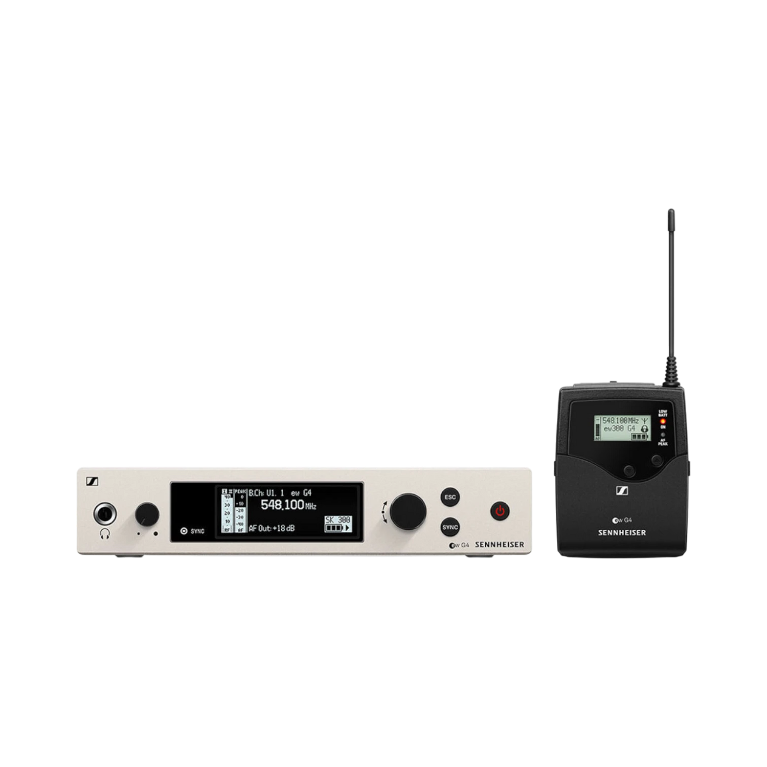 Sennheiser EW 300 G4-BASE SK-RC Wireless Microphone System with Bodypack — Being Shipped