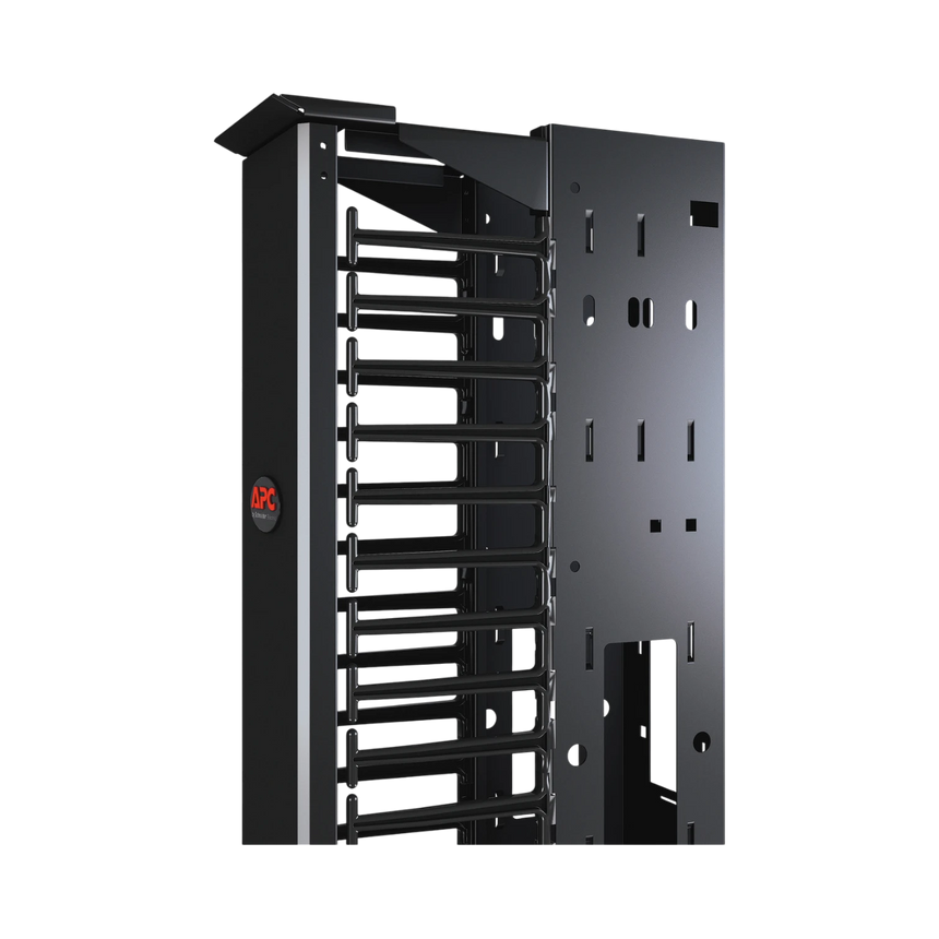 APC Performance, Vertical Cable Manager for 2 & 4 Post Racks, 84"H x 10"W, Single-Sided with Door — Being Shipped