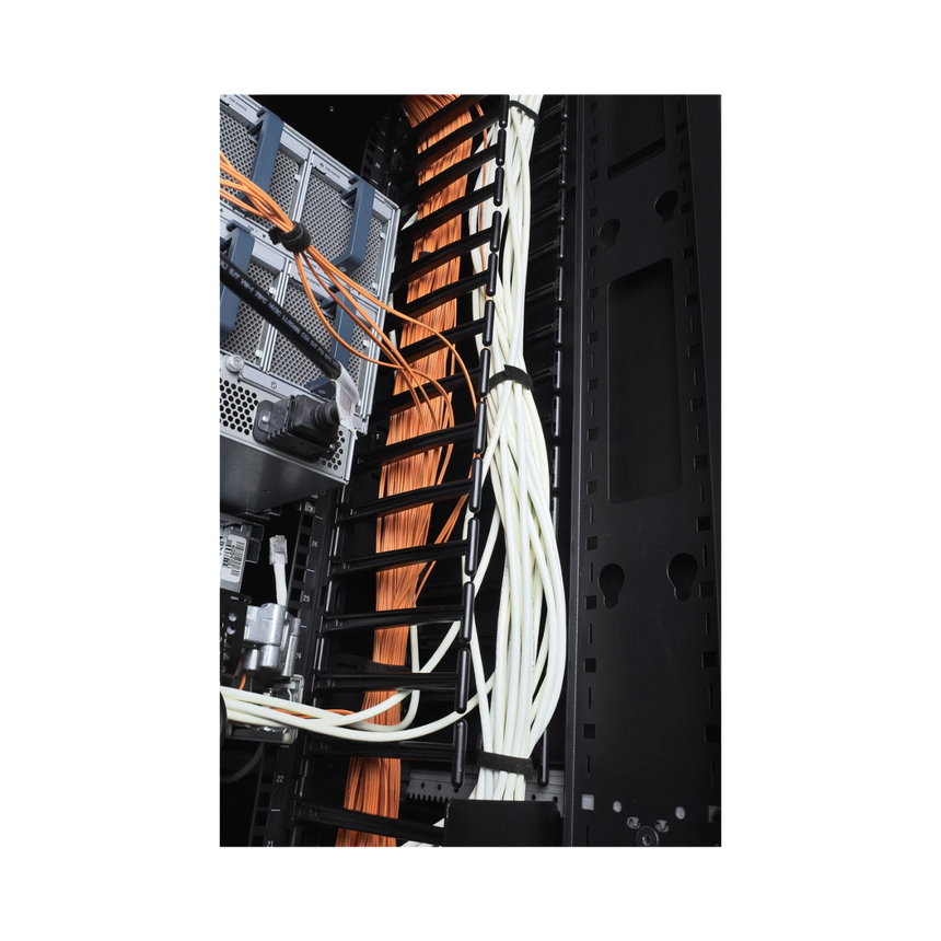 APC NetShelter Cable Manager, for 42U 750W NetShelter SX, Vertical, 1778H x 97W x 160D mm — Being Shipped