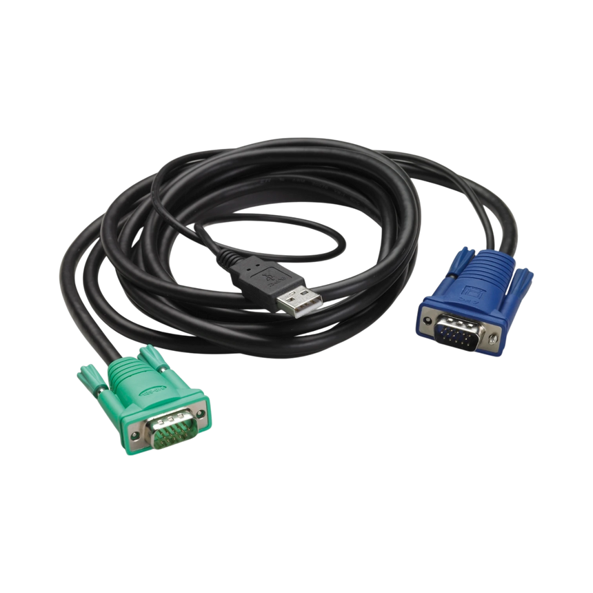 APC Integrated Rack LCD/KVM USB Cable 10ft VGA to USB-A — Being Shipped