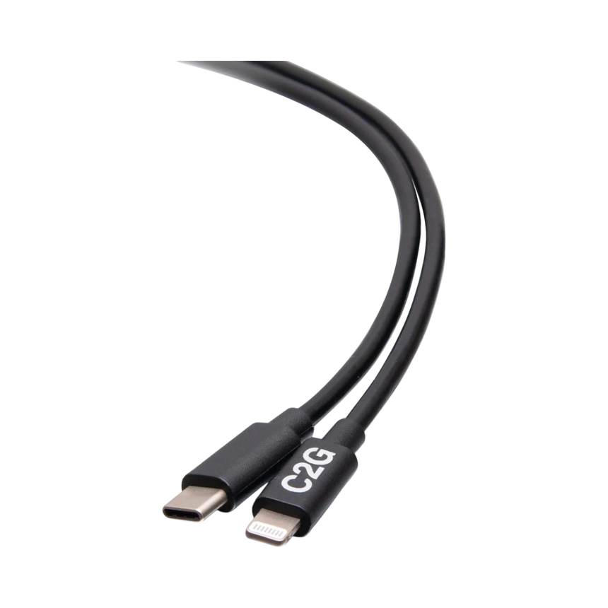 C2G 3ft USB-C to Lightning Charging Cable (Black) — Being Shipped