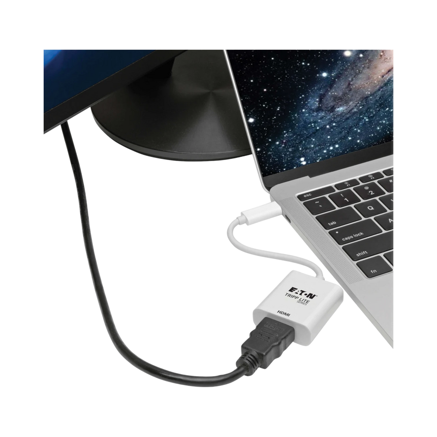 Tripp Lite USB-C to HDMI Adapter (M/F) - 4K 60 Hz, HDCP 2.2, White — Being Shipped