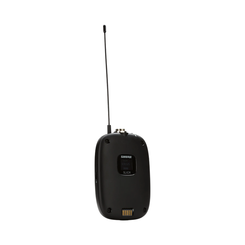 Shure SLXD1 Digital Wireless Bodypack Transmitter (J52: 558 to 602 + 614 to 616 MHz) — Being Shipped