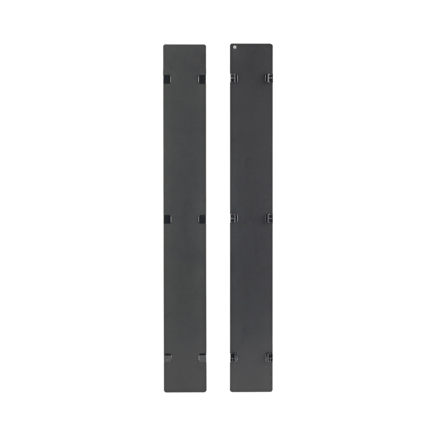 APC NetShelter Cable Management, Vertical Cable Manager, Hinged Covers, for NetShelter SX 750mm W 48U, Set of 2, 109 x 2184 x 13 mm — Being Shipped