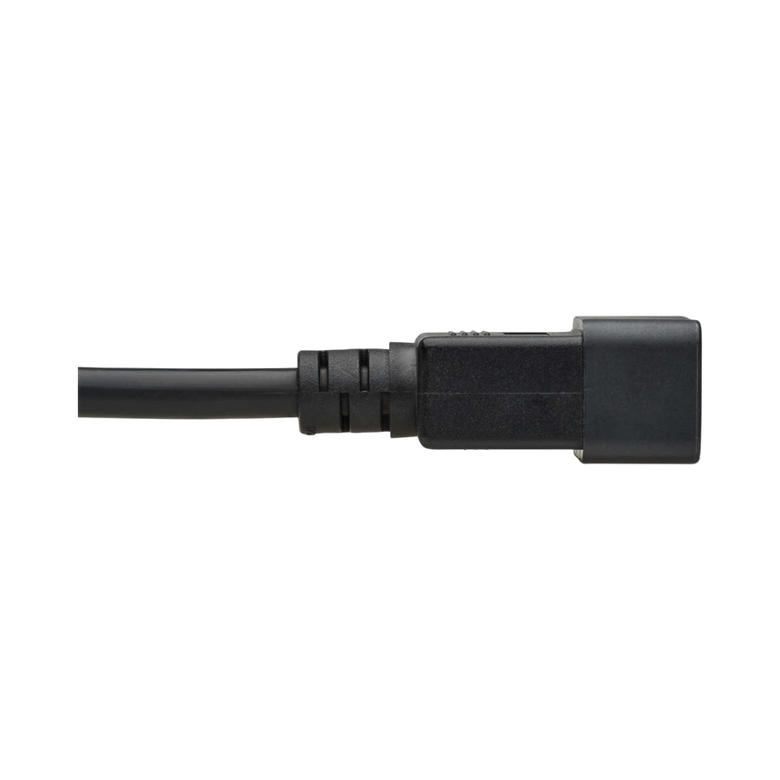 Tripp Lite Power Extension Cord, C19 to C20, Heavy-Duty, 15A, 250V, 14 AWG, 15 ft. (4.6 m), Black — Being Shipped