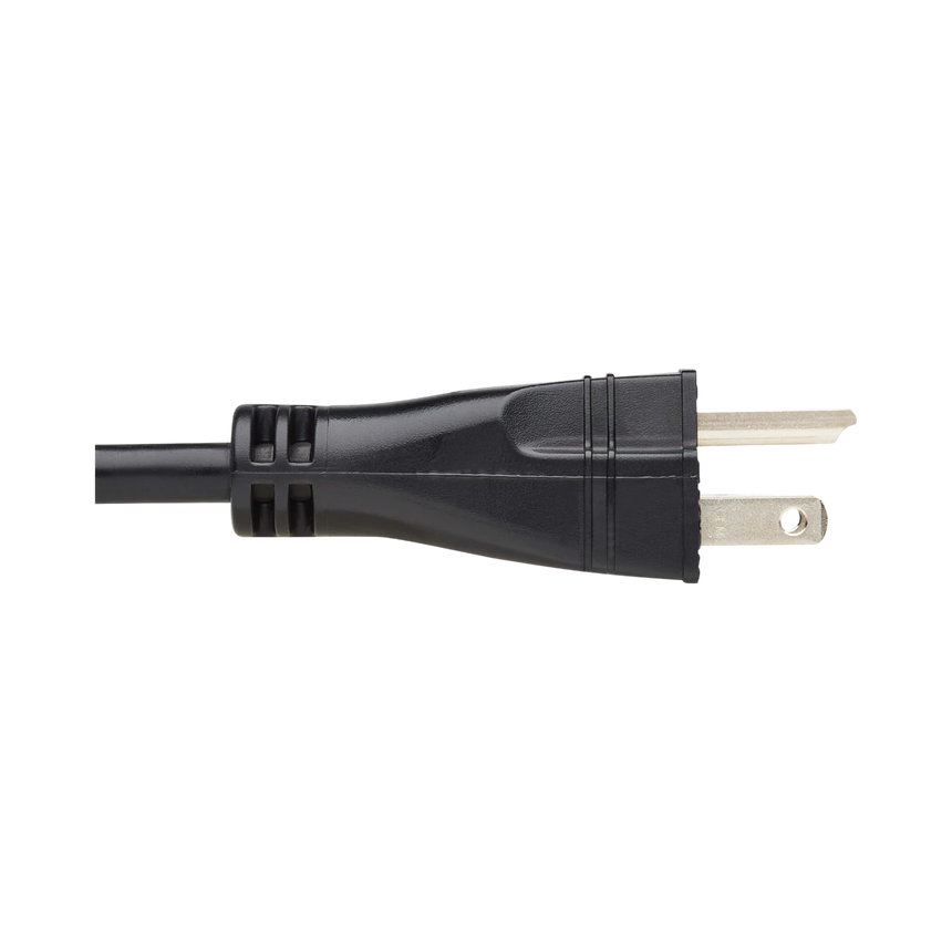 Tripp Lite Safe-IT Antibacterial Hospital-Grade Power Cord, 5-15P to C13, 13A, 125V, 16 AWG, Black, 8ft — Being Shipped