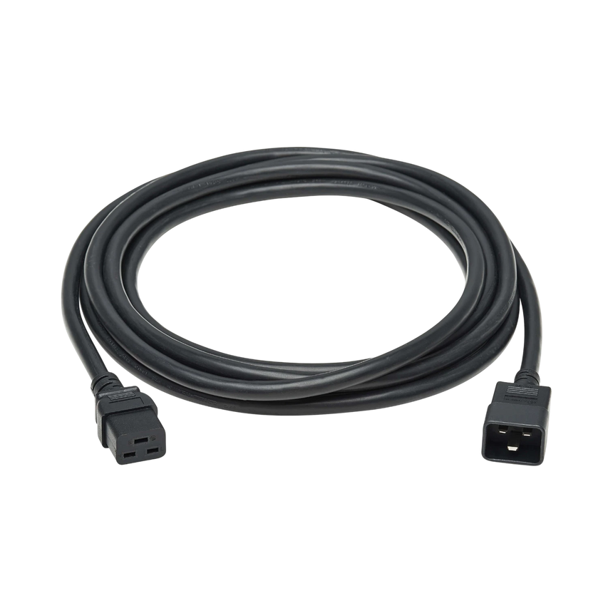 Tripp Lite Power Extension Cord, C19 to C20, Heavy-Duty, 20A, 250V, 12 AWG, 15ft. (4.6 m), Black — Being Shipped