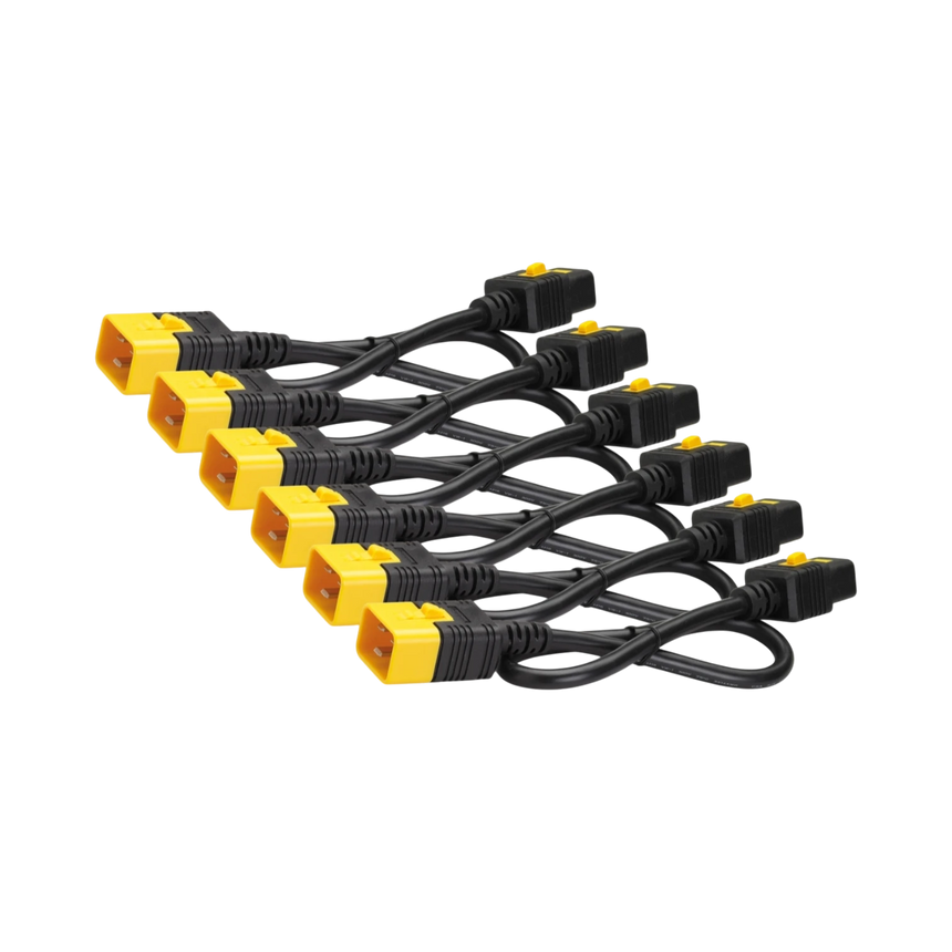 APC Power Cord Kit 6-Pack, Locking C19 to C20, 2ft (0.6m) — Being Shipped