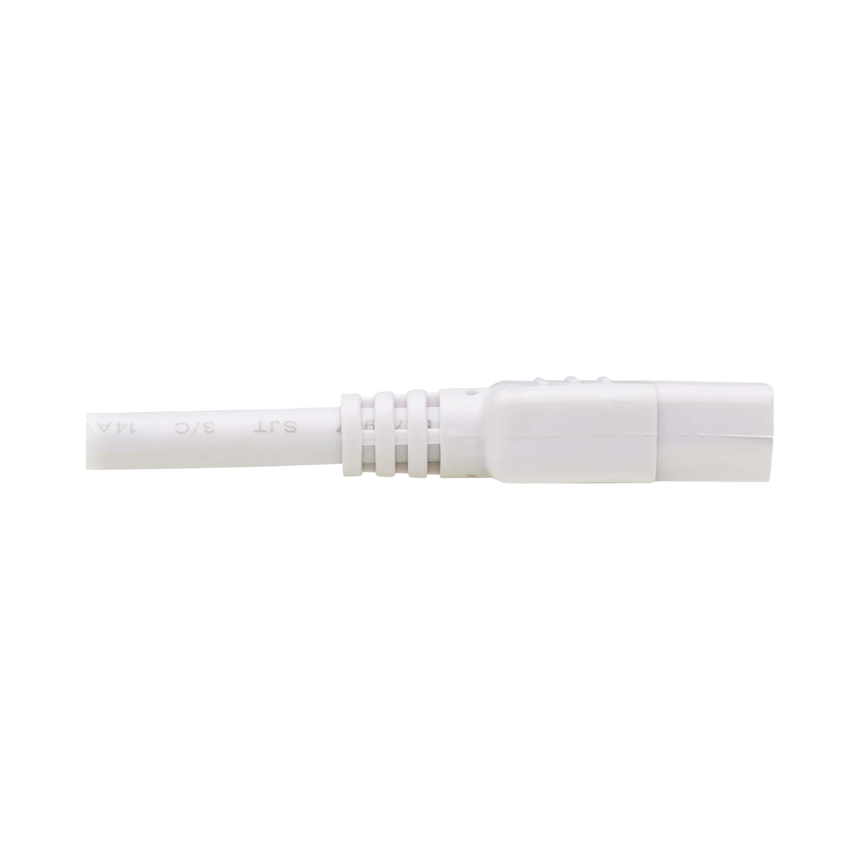 Tripp Lite Heavy-Duty PDU Power Cord, C13 to C14, 15A, 250V, 14 AWG, 3 ft. (0.91 m), White — Being Shipped
