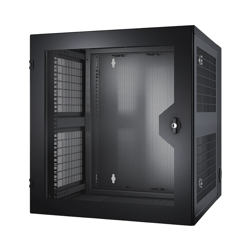 APC NetShelter 13U Wallmount Rack Cabinet Vented Door Double Hinged Server Depth — Being Shipped