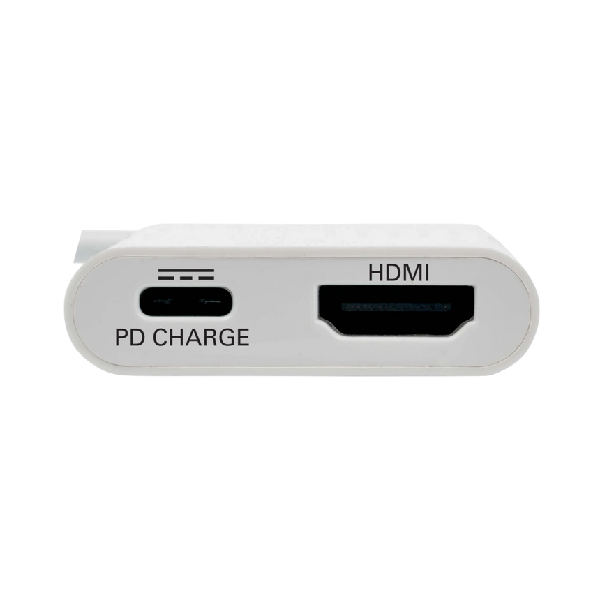 Tripp Lite USB-C to HDMI Adapter with PD Charging, HDCP, White — Being Shipped