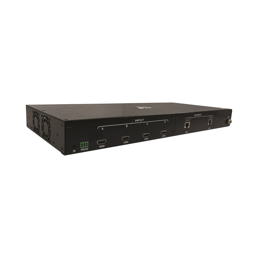 Tripp Lite 4x4 HDMI over Cat6 Matrix Switch Kit, Switch/4x Pigtail Receivers, 4K 60 Hz, HDR, 230 ft. (70.1 m), TAA — Being Shipped